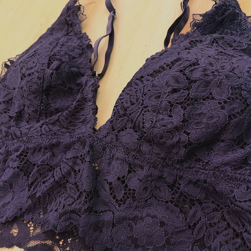 Aerie navy blue bralette
